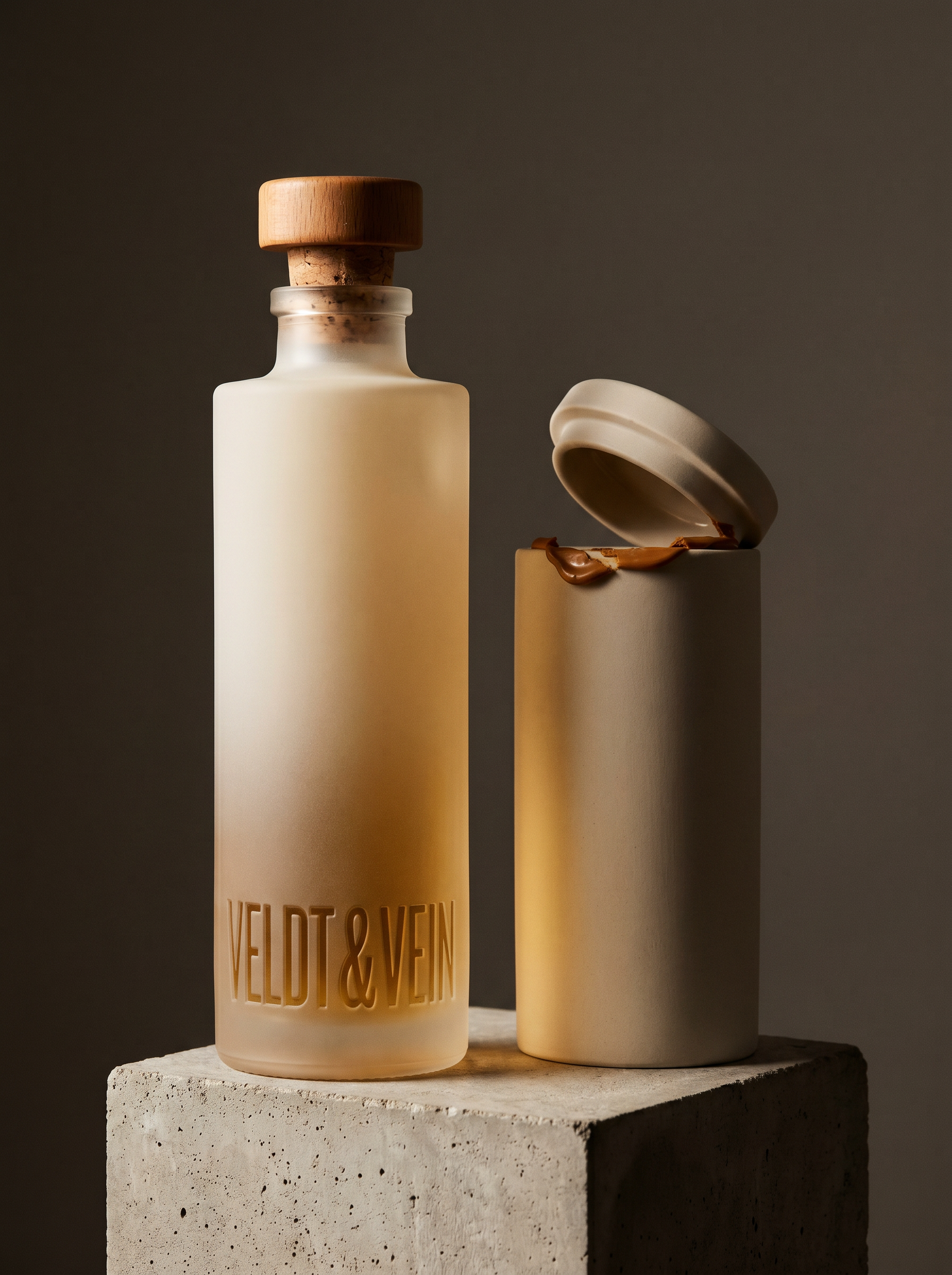 The Aloe Ferox & Oat Barrier Body Cream — frosted airless pump bottle, restrained register.