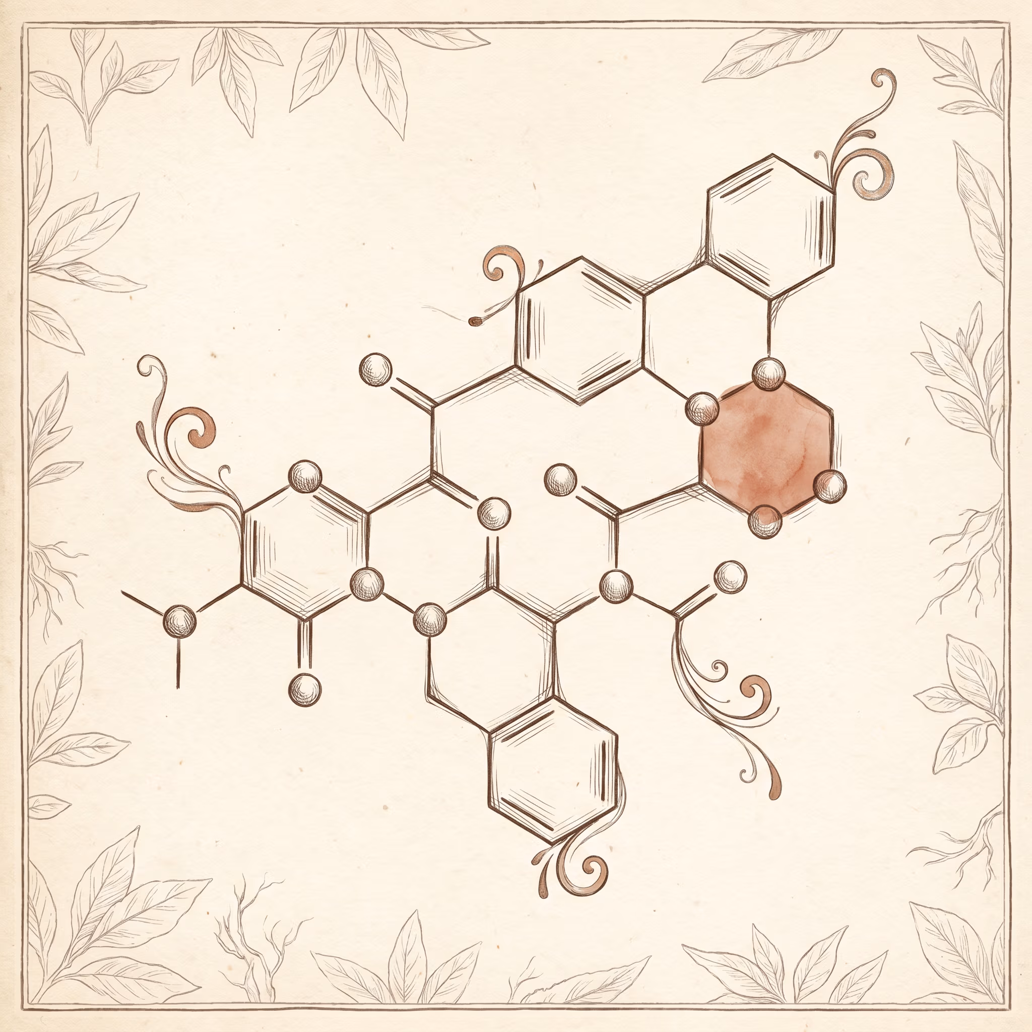 Molecular structure of GHK-Cu — glycyl-L-histidyl-L-lysine bound to copper.